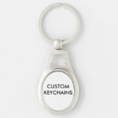 Aangepaste persoonlijke Sleutelhanger lege Sjabloo (Voorkant)