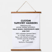 Aangepaste persoonlijke TAPESTRY HANGER 26-inch x3 Hangend Wandkleed (Voorkant)