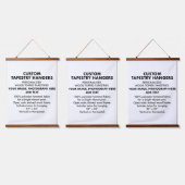 Aangepaste persoonlijke TAPESTRY-HANGERS 26 x 36 i Hangend Wandkleed (Driedubbel)