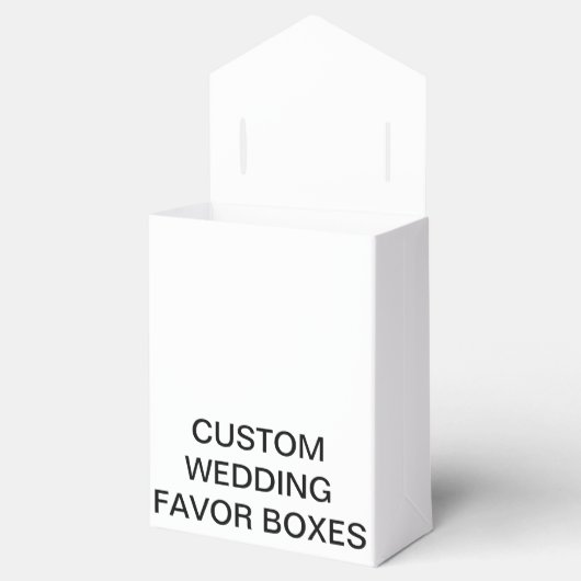 Aangepaste persoonlijke tentweduwendozen bedankdoosjes (Geopend)