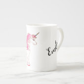 Aangepaste persoonlijke Unicorn Porselein Kop (Voorkant rechts)