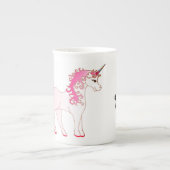 Aangepaste persoonlijke Unicorn Porselein Kop (Voorkant)