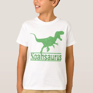 Aangepaste persoonlijke vaderdag dinosaurusfamilie t-shirt