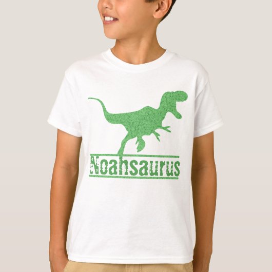 Aangepaste persoonlijke vaderdag dinosaurusfamilie t-shirt (Voorkant)