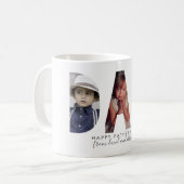 Aangepaste persoonlijke Vaderdag Gift Dad Love Koffiemok (Voorkant links)