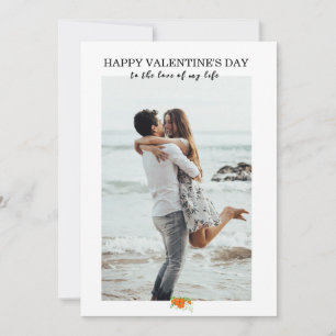 Aangepaste persoonlijke Valentijnsdag-fotokaart Feestdagenkaart