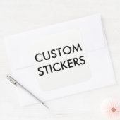 Aangepaste persoonlijke vierkant stickers leeg (Envelop)
