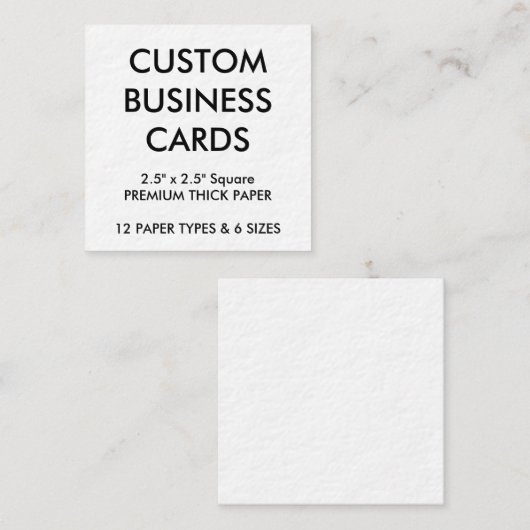 Aangepaste persoonlijke Visitekaartjes lege Sjablo (Voorkant / Achterkant)