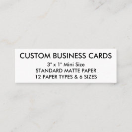 Aangepaste persoonlijke Visitekaartjes lege Sjablo