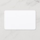 Aangepaste persoonlijke Visitekaartjes lege Sjablo (Achterkant)