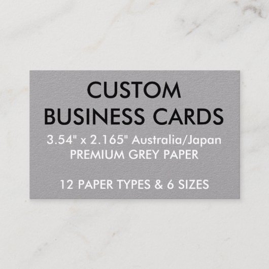 Aangepaste persoonlijke Visitekaartjes lege Sjablo (Voorkant)