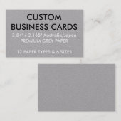 Aangepaste persoonlijke Visitekaartjes lege Sjablo (Voorkant / Achterkant)