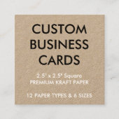 Aangepaste persoonlijke Visitekaartjes lege Sjablo (Voorkant)