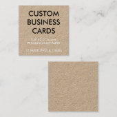 Aangepaste persoonlijke Visitekaartjes lege Sjablo (Voorkant / Achterkant)