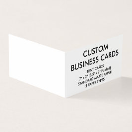 Aangepaste persoonlijke Visitekaartjes voor Boek m