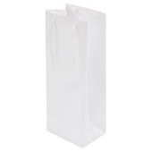 Aangepaste persoonlijke wijn of champagne Gift Bag Cadeautas (Achterkant Gekanteld)