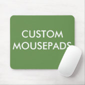 Aangepaste persoonlijke witte mousepad-Sjabloon Muismat (Met muis)