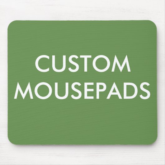 Aangepaste persoonlijke witte mousepad-Sjabloon Muismat (Voorkant)
