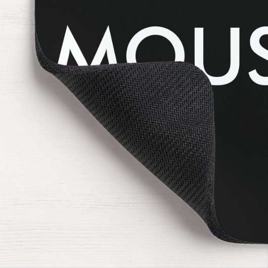 Aangepaste persoonlijke witte mousepad-Sjabloon Muismat (Hoek)