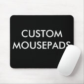 Aangepaste persoonlijke witte mousepad-Sjabloon Muismat (Met muis)