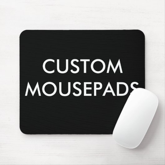 Aangepaste persoonlijke witte mousepad-Sjabloon Muismat (Met muis)
