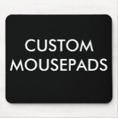 Aangepaste persoonlijke witte mousepad-Sjabloon Muismat (Voorkant)