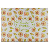 Aangepaste perzikWaterverf, keuken Snijplank (Voorkant)