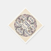 Aangepaste Pesach Hebreeuwse Sederbord Passover de Servet (Hoek)