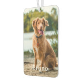 Aangepaste PET 2 Photo Name Hondenliefhebbers Luchtverfrisser (Links)