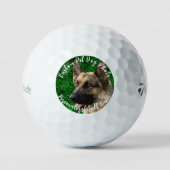 Aangepaste Pet Dog Foto Persoonlijk TaylorMade Golfballen (Voorkant)