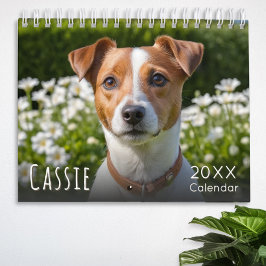 Aangepaste Pet Dog Fotokalender Kalender