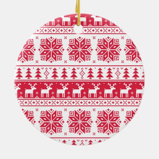 Aangepaste Pet Dog Puppy Holiday Keramisch Ornament (Achterkant)