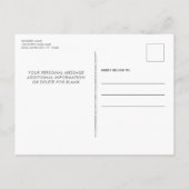 Aangepaste Pet Foto Gold Stars Puppy Dog Birthday Uitnodiging Briefkaart (Achterkant)