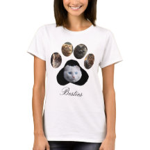 Aangepaste PET-fotocollage Paw Print Shape