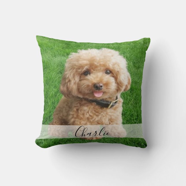 aangepaste Pet Full Photo Pillow | Afdrukken en ha Kussen (Voorkant)