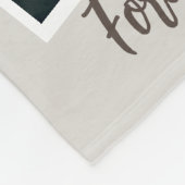 Aangepaste Pet Memorial Foto & Quote Fleece Deken (Hoek)