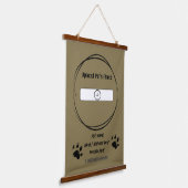 Aangepaste Pet Memorial Foto wandtapijt Hangend Wandkleed (Gebogen)