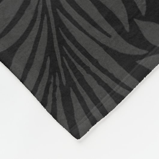 Aangepaste Pet Name Black Botanical Gold Script Fleece Deken (Hoek)