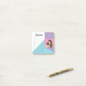 Aangepaste Pet Photo Hondenliefhebber Bewerkbare T Post-it® Notes (Op bureau)