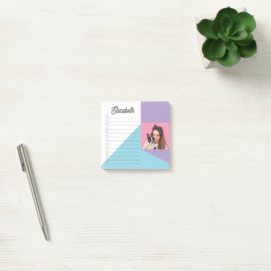 Aangepaste Pet Photo Hondenliefhebber Bewerkbare T Post-it® Notes (Kantoor)