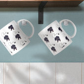 Aangepaste Pet Portrait en Script Naam Pet Lover Tweekleurige Koffiemok