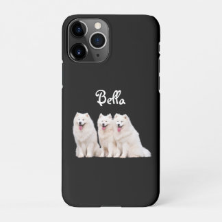 Aangepaste Pet Sketch Hoesje ,Foto & Naam | Hond m iPhone 11Pro Hoesje