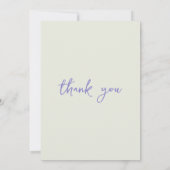 Aangepaste Peter de konijn Baby shower Dank je Bedankkaart (Achterkant)