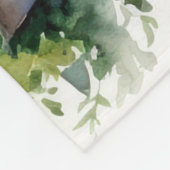 Aangepaste Peter de konijn ballonnen tuin Fleece Deken (Hoek)