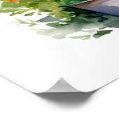 Aangepaste Peter de konijn ballonnen tuin Poster (Hoek)