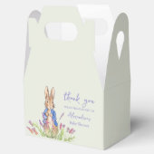 Aangepaste Peter het konijn Baby shower Dank U Bedankdoosjes (Geopend)