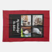 Aangepaste petfoto theedoek (Horizontaal)