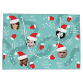 Aangepaste Petten voor kerstmis Fun Big Bag Groot Cadeauzakje (Achterkant)