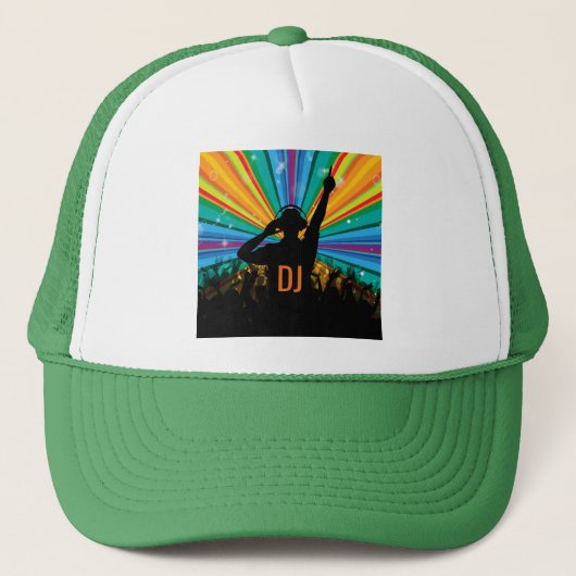 Aangepaste petten voor Music DJ (Voorkant)