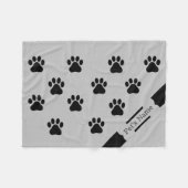 Aangepaste peul printlappen fleece deken (Voorkant (Horizontaal))